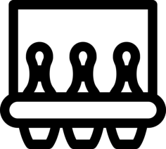 Bowling Pins Outline Svg File, Free Vectors File